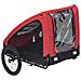 Rimorchio per Animali Domestici Rosso e Nero - Foto miniatura 2
