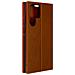 Custodia Per Galaxy S22 Ultra In Vera Pelle Con Portafoglio Marrone - Foto miniatura 2