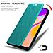 Custodia Compatibile Con Oppo A94 5g In Turchese Petrolio - Coperchio Protettiva Con Chiusura Magnetica, Funzione Stand E Tasca Per Le Carte - Foto miniatura 6