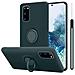 Cadorabo Custodia Compatibile Con Samsung Galaxy S20 Fe In Liquid Verde - Coperchio Protettivo In Silicone Tpu Flessibile Con Anello - Foto miniatura 1