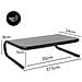 Riser DM071 per Schermo Laptop, TV Colore Nero  - Foto miniatura 2