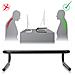 Riser DM071 per Schermo Laptop, TV Colore Nero  - Foto miniatura 4