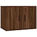 Mobile Porta Tv A Parete Rovere Marrone 57x34,5x40 Cm - Foto miniatura 2