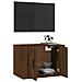 Mobile Porta Tv A Parete Rovere Marrone 57x34,5x40 Cm - Foto miniatura 5