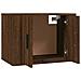 Mobile Porta Tv A Parete Rovere Marrone 57x34,5x40 Cm - Foto miniatura 8
