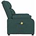 Poltrona Massaggiante Reclinabile Verde Scuro In Tessuto - Foto miniatura 3