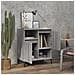 Credenza Grigio Sonoma 60x35x70 Cm In Legno Multistrato - Foto miniatura 3