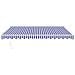 Tenda Sole Automatica Retrattile Blu e Bianca 4x3 m - Foto miniatura 5