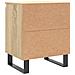 Comodini 2 Pz Rovere Sonoma 40x30x50 Cm In Legno Multistrato - Foto miniatura 7