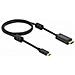 85969 Cavo E Adattatore Video 1 M Usb Tipo-c Hdmi Nero - Foto miniatura 1