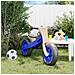 Bicicletta Senza Pedali Per Bambini Con Pneumatici Aria Blu - Foto miniatura 3