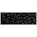 Tappeto Da Cucina Lavabile Nero Mattutino 60x180 Cm In Velluto - Foto miniatura 2