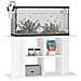 Supporto per Acquario 100x40x60 cm in Legno Multistrato Bianco - Foto miniatura 2