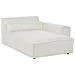Chaise Longue Versione Sinistra Hellnar Bouclé Bianco Sporco - Foto miniatura 2