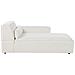 Chaise Longue Versione Sinistra Hellnar Bouclé Bianco Sporco - Foto miniatura 3
