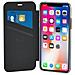 Custodia Per Iphone 11 Funzione Stand Con Portacarte Integrato, Nero Transparente - Foto miniatura 2