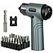 Avvitatore Elettrico A Pistola Con Luce Led Set Di Strumenti 36 In 1, Nero - Foto miniatura 1