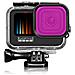 Filtro Per Immersioni Viola Gopro 9/10/11/12 Con Custodia Impermeabile Purple - Foto miniatura 1