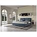 Letto Appia 190x190 Rete E Contenitore Blu - Foto miniatura 2
