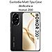 Custodia Tpu Silicone Cover Case Per Honor 200 Black - Foto miniatura 2