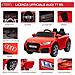 Macchina Elettrica per Bambini 3-5 Anni Licenza AUDI TT con Telecomando e Fari LED, 102x60x44 cm, Rosso - Foto miniatura 3