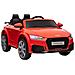 Macchina Elettrica per Bambini 3-5 Anni Licenza AUDI TT con Telecomando e Fari LED, 102x60x44 cm, Rosso - Foto miniatura 1