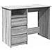 Scrivania Grigio Sonoma 102x50x75 Cm In Legno Multistrato - Foto miniatura 2