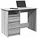 Scrivania Grigio Sonoma 102x50x75 Cm In Legno Multistrato - Foto miniatura 1