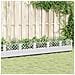 Lusso Casadino -  Fioriera Da Giardino Con Picchetti Bianca 363,5x43,5x43,5 Cm Pp - Foto miniatura 7
