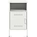 Lusso Casadino -  Comodino Bianco 36x39x68 Cm In Acciaio - Foto miniatura 5