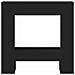 Cornice per Camino Nera 81x18x82 cm in Truciolato - Foto miniatura 4