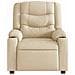 Poltrona Reclinabile Massaggiante Elettrica Crema in Tessuto - Foto miniatura 5