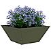 Vaso a Ciotola da Giardino 5 pcs Oliver verde 35 x 35 x 15 cm - Foto miniatura 3