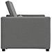 Divano Letto Singolo Grigio scuro 90 x 165 x 87 cm Tessuto - Foto miniatura 6