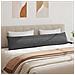 Cuscini da Divano 2 pcs Grigio scuro 200 x 40 cm - Foto miniatura 4