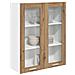 Armadio pensile Riga Rovere artigianale 80 x 31 x 100 cm - Foto miniatura 3