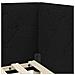 Cornice del letto ad angolo Nero 90 x 190 cm Tessuto - Foto miniatura 8