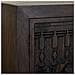Armadio In Legno Intagliato Rifinito Artigianalmente A 2 Ante Marrone 78x35x140 - Foto miniatura 6