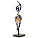 Scultura Donnina Dance Rubic B In Resina Multicolore - Foto miniatura 2