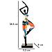 Scultura Donnina Dance Rubic B In Resina Multicolore - Foto miniatura 7