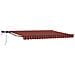 Cornice per Tenda Manuale con LED Arancione e Nero 4,5 × 3 m - Foto miniatura 1