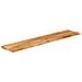 Piano Tavolo Bordi Vivi 180x40x3,8cm in Legno Massello di Mango - Foto miniatura 2