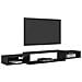 Mobile TV da Parete A parete Rovere Nero 180 x 28 x 21 cm - Foto miniatura 3