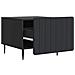 Tavolino da salotto Nero 49 x 50 x 42 cm Legno ingegnerizzato - Foto miniatura 3
