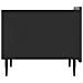 Tavolino da salotto Nero 49 x 50 x 42 cm Legno ingegnerizzato - Foto miniatura 5