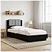 Struttura letto con testata Rovere Nero 80 x 200 cm - Foto miniatura 8