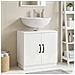 Armadio per Lavabo da Bagno HOORN Bianco Lucido - Foto miniatura 2