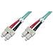 Cavo Fibra Ottica Sc A Sc Multimode Duplex 50/125 Mt. 1 Om3 - Foto miniatura 1