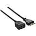 46121 Prolunga 3 Mt Spina E Presa Bivalente 10/16a, Nero - Sezione Cavo 3g1 Mm² - Foto miniatura 2