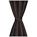 2 Pz Tende Oscuranti Con Occhielli In Metallo 135x175cm Marroni - Foto miniatura 3